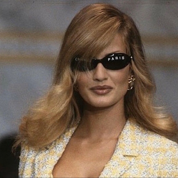 CHANEL Accessories - Vintage CHANEL PARIS Logo Lens Runway Sunglasses!